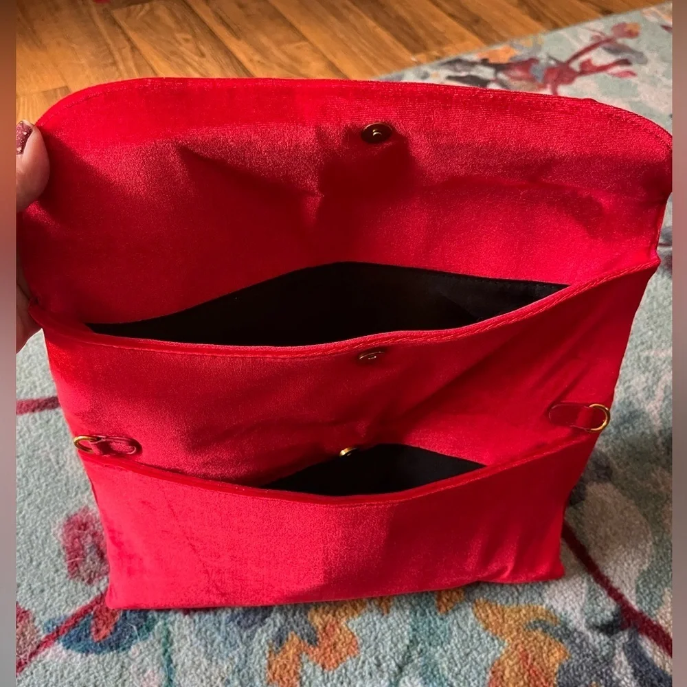 Street Level Vibrant Red Clutch/Purse